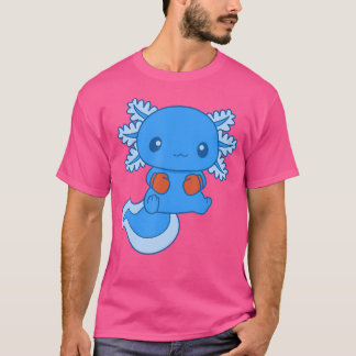 Boksen Kawaii Axolotl - Martial Arts Boxer T-shirt