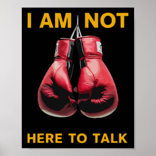 Boksen Kickboksen Boksen Liefhebber Boxer Grappige Poster