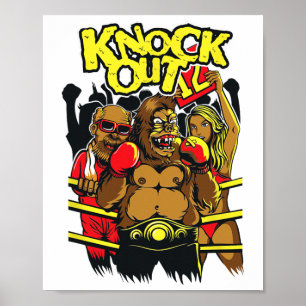 Boksen knock-out Gezegde Poster