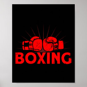 Boksen liefde Titel Boksen Poster