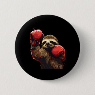 Boksen Luiaard Lover Bokshandschoenen Kickboksen G Ronde Button 5,7 Cm