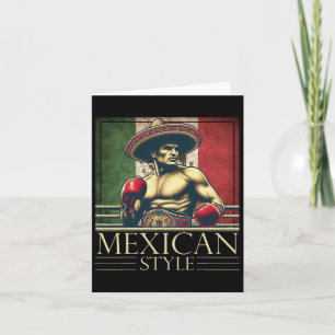 Boksen Mexico Mexicaanse stijl Boksen Flag Me Kaart