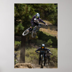 boksen op bergafwaarts poster