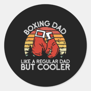 Boksen Pa - Boksen beweegt Boksen Coach Daddy Boxe Ronde Sticker