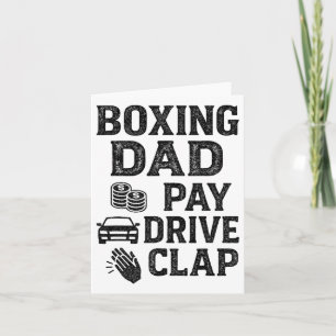 Boksen Papa Betalen Drive Clap Grappig Papa Taken Kaart