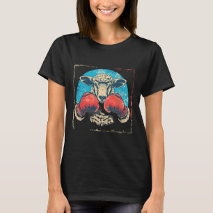 Boksen Schapen Lam Bokshandschoenen Kickboksen Fun T-shirt
