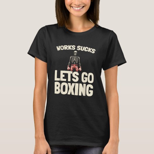 Boksen Sparring - Handschoenen Fighter Boxer T-shirt (Voorkant)