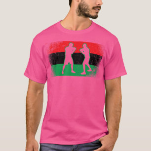 Boksen Sport of MMA Fighter Boxer Pan Africa T-shirt