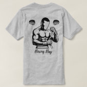 boksen T-shirt (Design achterkant)