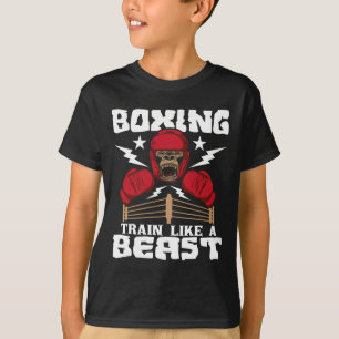 Boksen Traineren Als Een Beest - Kickboksen Kickbo T-shirt
