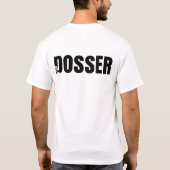 Boksen Updates "DOSSER" T-shirt – Geïnspireerd doo (Achterkant)