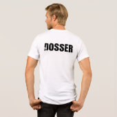Boksen Updates "DOSSER" T-shirt – Geïnspireerd doo (Achterkant volledig)