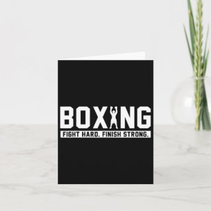Boksen Vechten Hard Finish Sterke Boksen Quote Gif Kaart