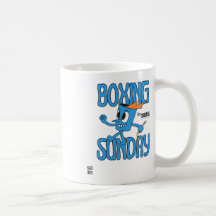 Boksen Zondag Knockout Punch Zwaargewicht Kampioen Koffiemok