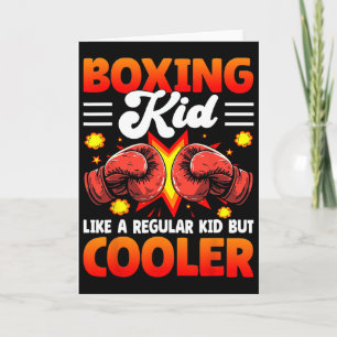 Boksende Kid Als Een Gewone Kid Maar Cooler - Boxe Kaart