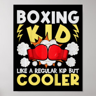Boksende Kid Als Een Gewone Kid Maar Cooler - Boxe Poster
