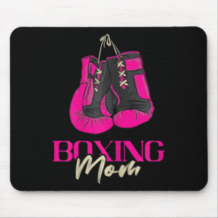 Boksende Moeder Boxer Bokshandschoenen Kickboksen Muismat