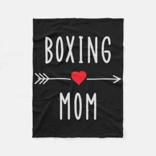 Boksende Moeder Grappig Vrouwen Boksen Mma Muay Th Fleece Deken