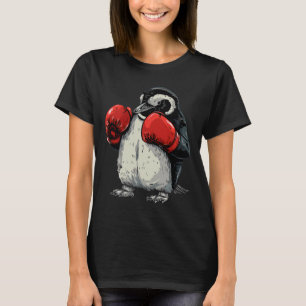 Boksende Pinguïn Met Bokshandschoenen Kickboksen G T-shirt