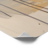 Bokser Boksen Sport Schilderen Abstracte Art Decor Poster (Hoek)