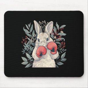 Bokser Bunny Met Bokshandschoenen Kickboksen Funny Muismat