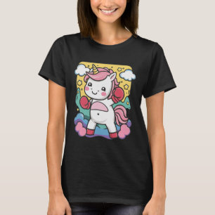 Bokser Eenhoorn Met Bokshandschoenen Houdt Van Bok T-shirt