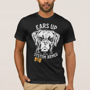 Bokser Grote hond Gewapend T-shirt