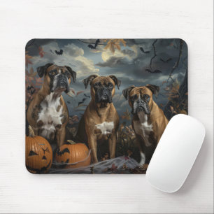 Bokser Halloween Nacht Doggy Delight Muismat