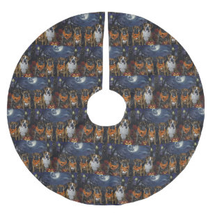 Bokser Halloween Spooky Kerstboom Rok