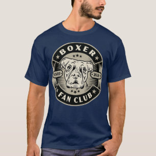 bokser hond fan t-shirt