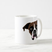 Bokser Hond Mam Mok (Voorkant rechts)