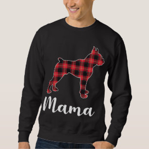 Bokser Hond Puppy Rood plaid grappig Kerstmis Trui