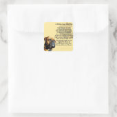 Bokser Hond Vader Gedicht Stickers (Tas)