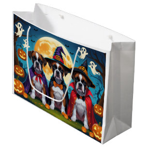 Bokser Honden Pompoen Halloween Grappig Groot Cadeauzakje