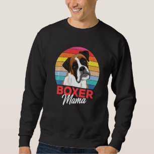 Bokser Mama Schattige Bokser Dog Mam Meisjes Trui