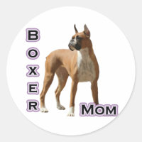 Bokser Moeder 4 - Sticker