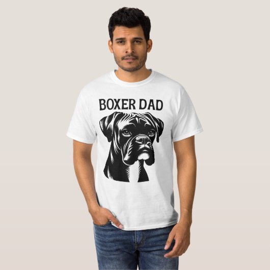 Bokser Pap, Bokser Lovers T-shirt (Voorkant volledig)