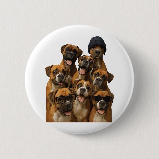 Bokser ronde button 5,7 cm (Voorkant)