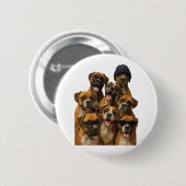 Bokser ronde button 5,7 cm (Voorkant /achterkant)