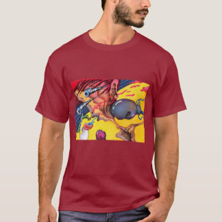Bokser. Schokkante klap. T-shirt