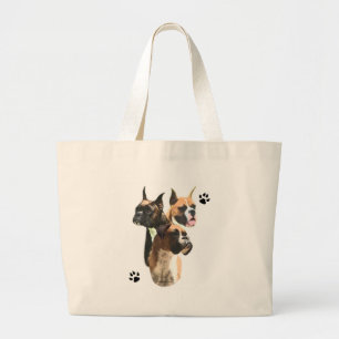 Bokser Trio Grote Tote Bag