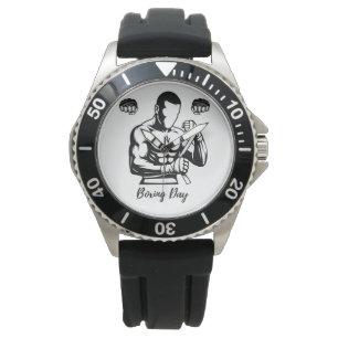 BOKSERCADEAU VOOR MANNEN HORLOGE
