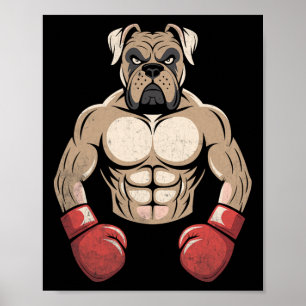 Bokserhond Bokshandschoenen Huisdieren Honden Boks Poster