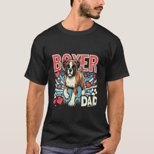 Bokserpapa voor liefhebbers van Boxer honden T-shirt
