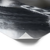 Boksershond in de winter perfect poster (Hoek)