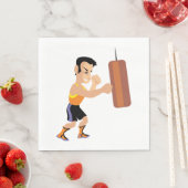 Boksertraining met bokszak servet (Insitu)