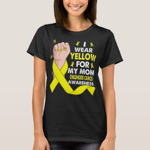 Bokshandje Ik Draag geel voor mijn moeder JEUGD T-shirt