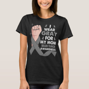 Bokshandje Ik Draag grijs voor mijn moeder BREIN T-shirt