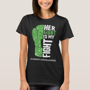 Bokshandschoenen Non-Hodgkin lymfoom Krijger T-shirt