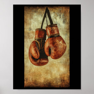 Bokshandschoenen Sport Boxer Prompt MMA Poster